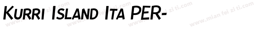 Kurri Island Ita PER字体转换